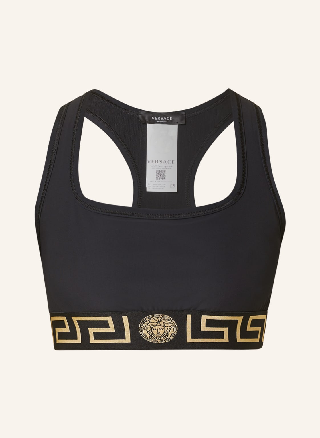 Versace Sport-Bh schwarz von Versace