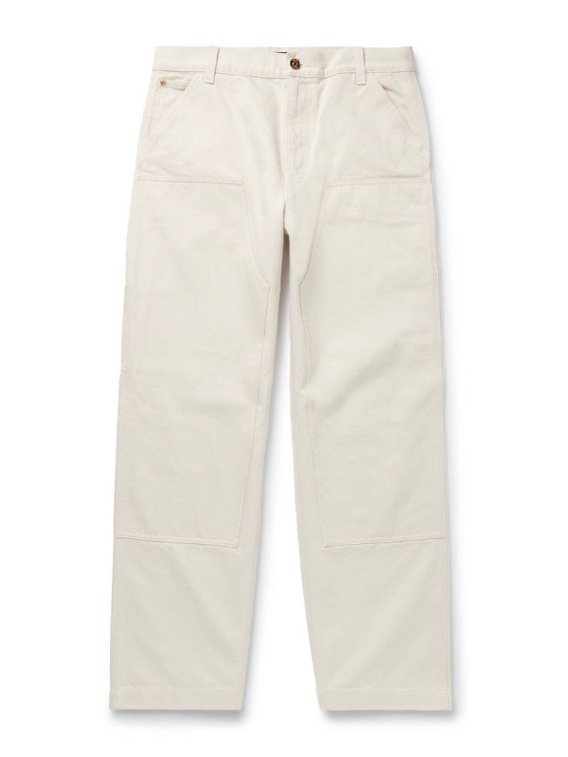 Versace - Straight-Leg Panelled Jeans - Men - Neutrals - UK/US 30 von Versace