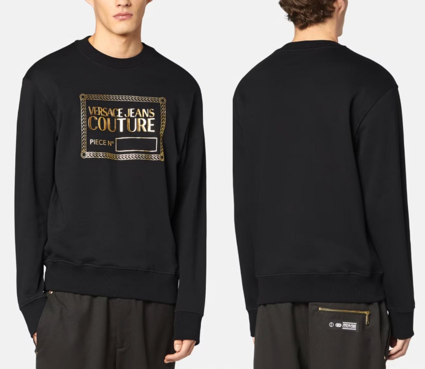 Versace Sweatshirt VERSACE JEANS COUTURE Gold Piece Sweater Sweatshirt Pullover Pulli Jum von Versace