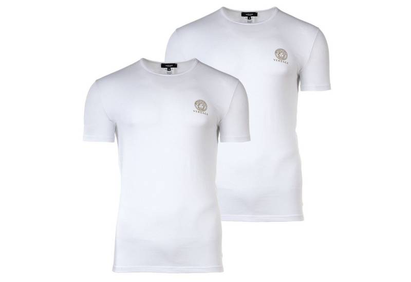 Versace T-Shirt Herren T-Shirt 2er Pack Baumwolle (Packung, 2er Pack) von Versace