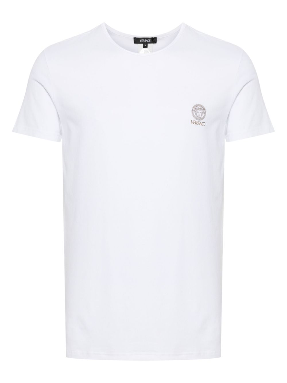 Versace T-Shirt mit Logo-Print - Weiß von Versace