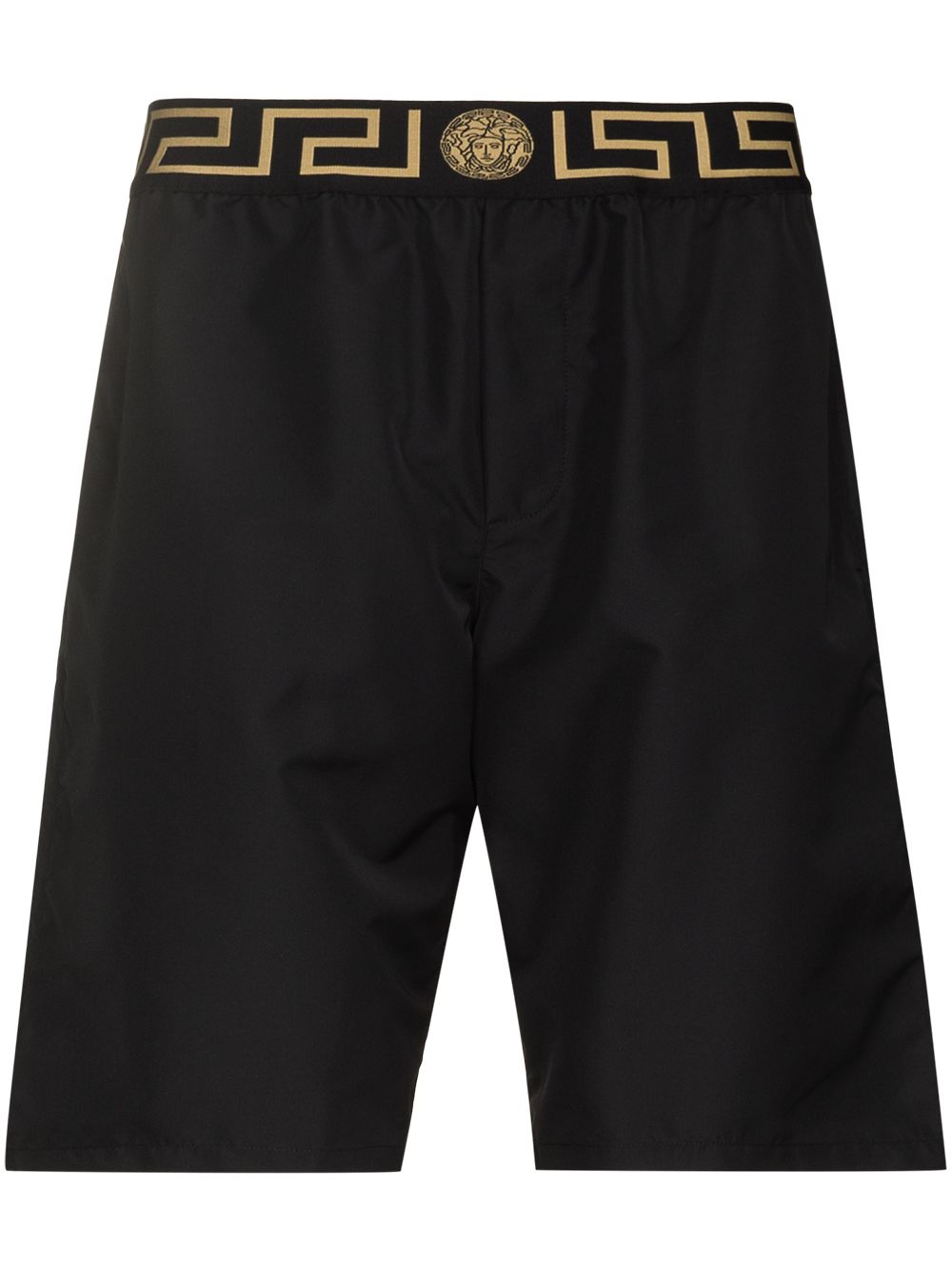 Versace Badeshorts mit Greca-Muster - Schwarz von Versace