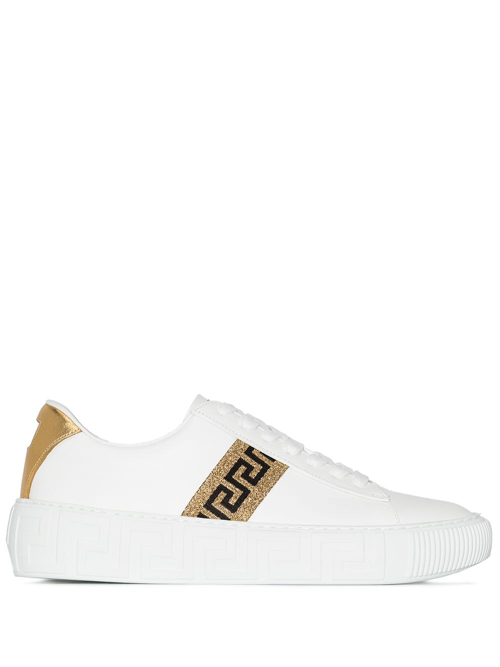 Versace Greca Sneakers - Weiß von Versace