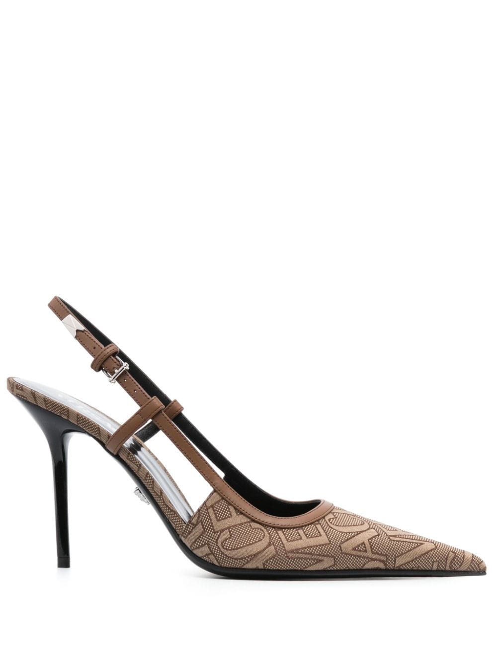 Versace Versace Allover Slingback-Pumps - Braun von Versace