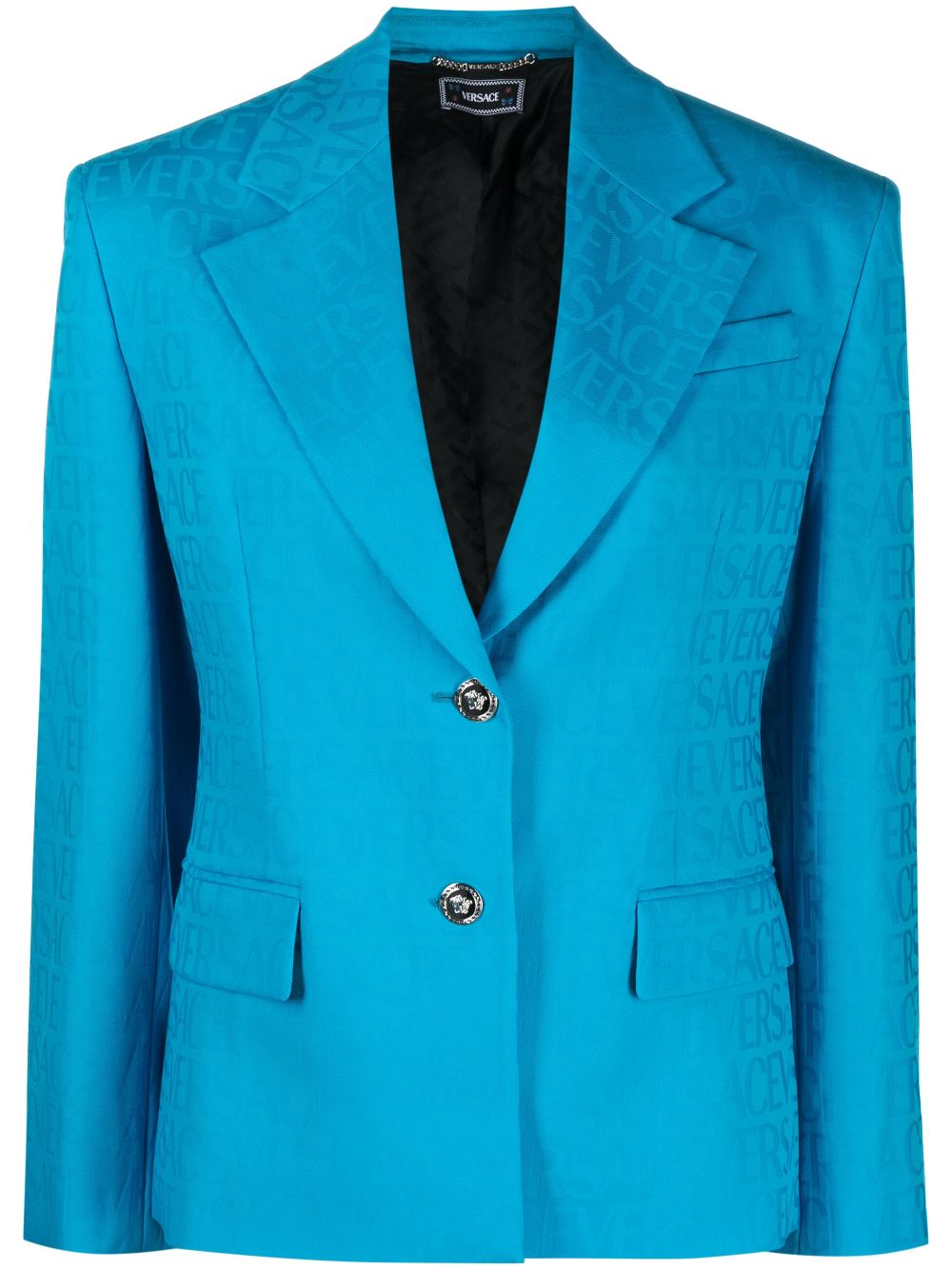 Versace Versace Jacquard-Blazer - Blau von Versace