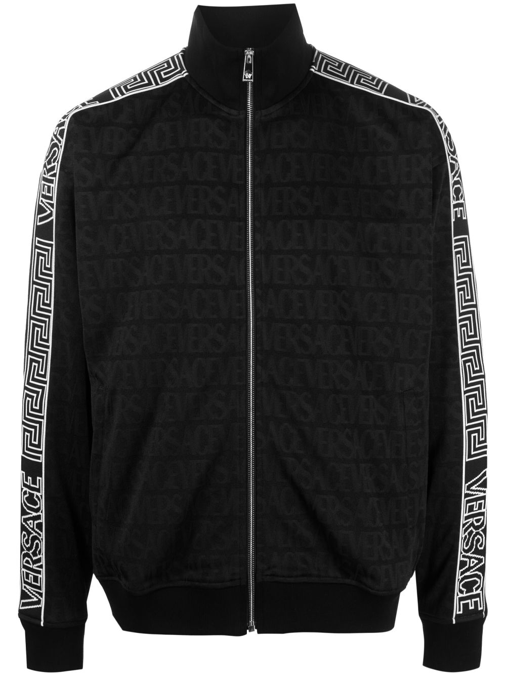 Versace Gemusterte Sportjacke - Schwarz von Versace