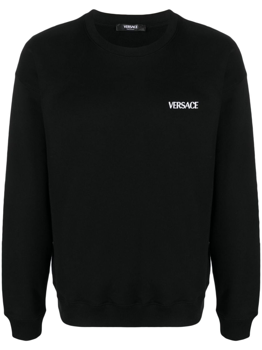 Versace Sweatshirt mit Versace Hills-Print - Schwarz von Versace