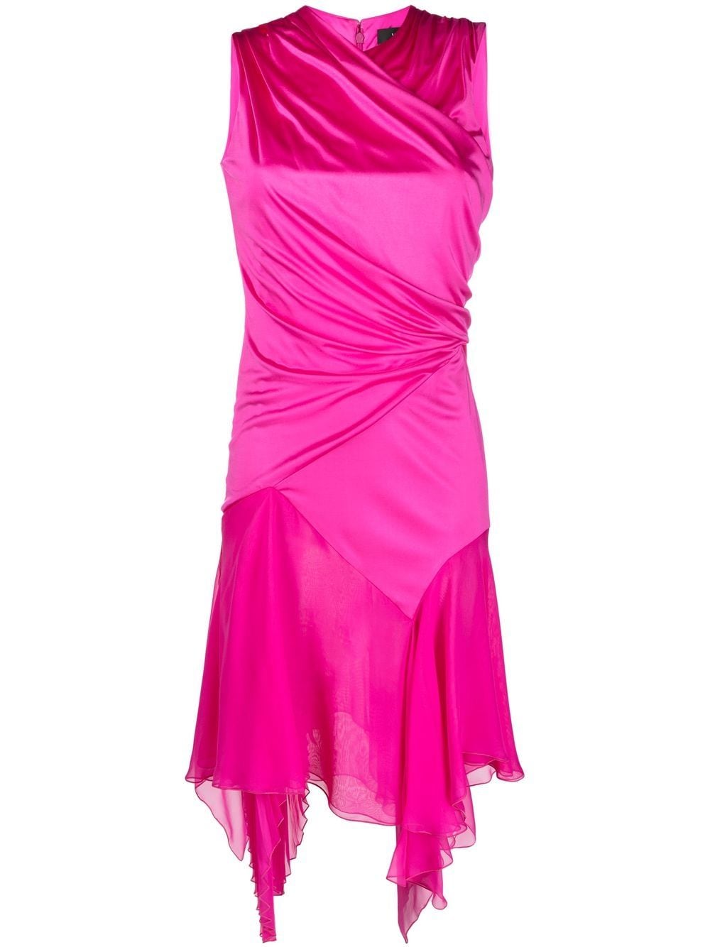 Versace Asymmetrisches Kleid mit Raffung - Rosa von Versace