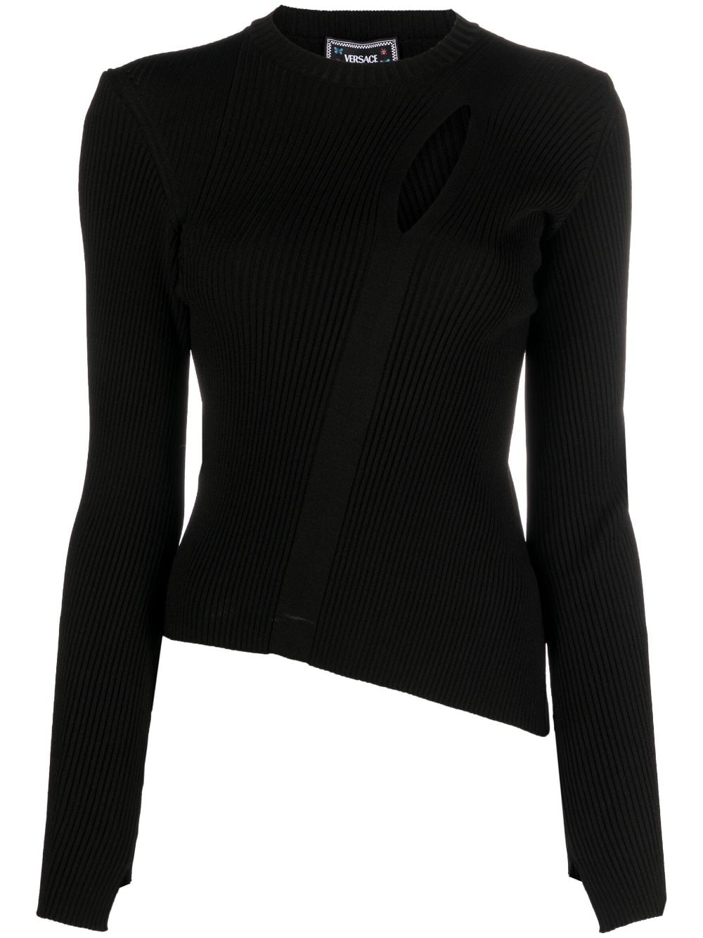 Versace Pullover mit Cut-Outs - Schwarz von Versace