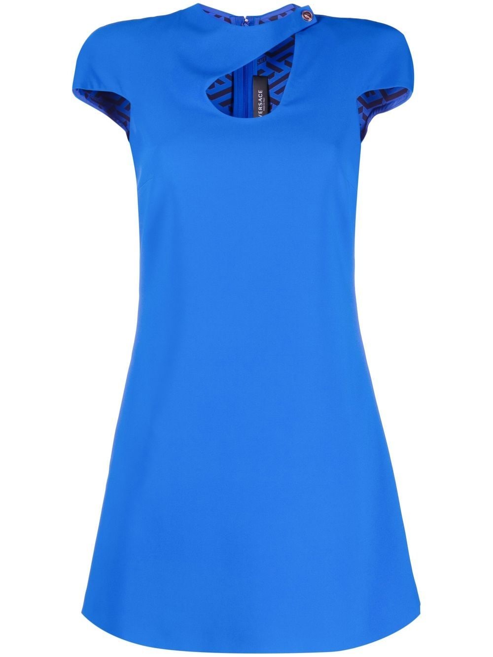 Versace Kleid mit Cut-Out - Blau von Versace