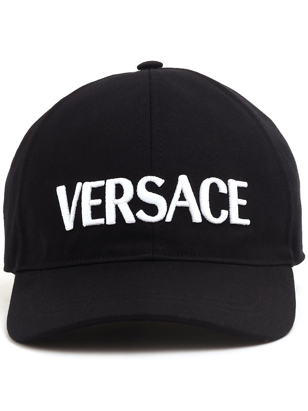 Versace Baseballkappe mit Logo-Stickerei - Schwarz von Versace