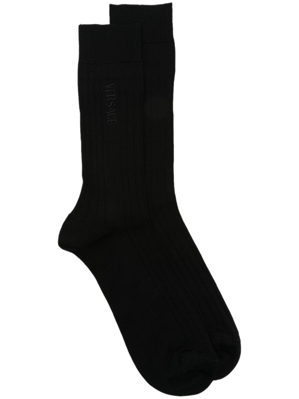 Versace Socken mit Logo-Stickerei - Schwarz von Versace