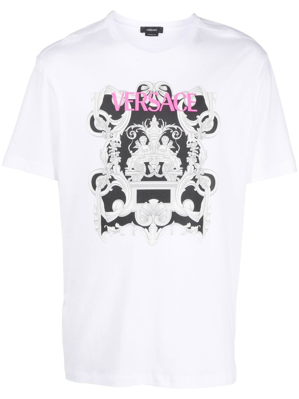 Versace T-Shirt mit grafischem Print - Weiß von Versace