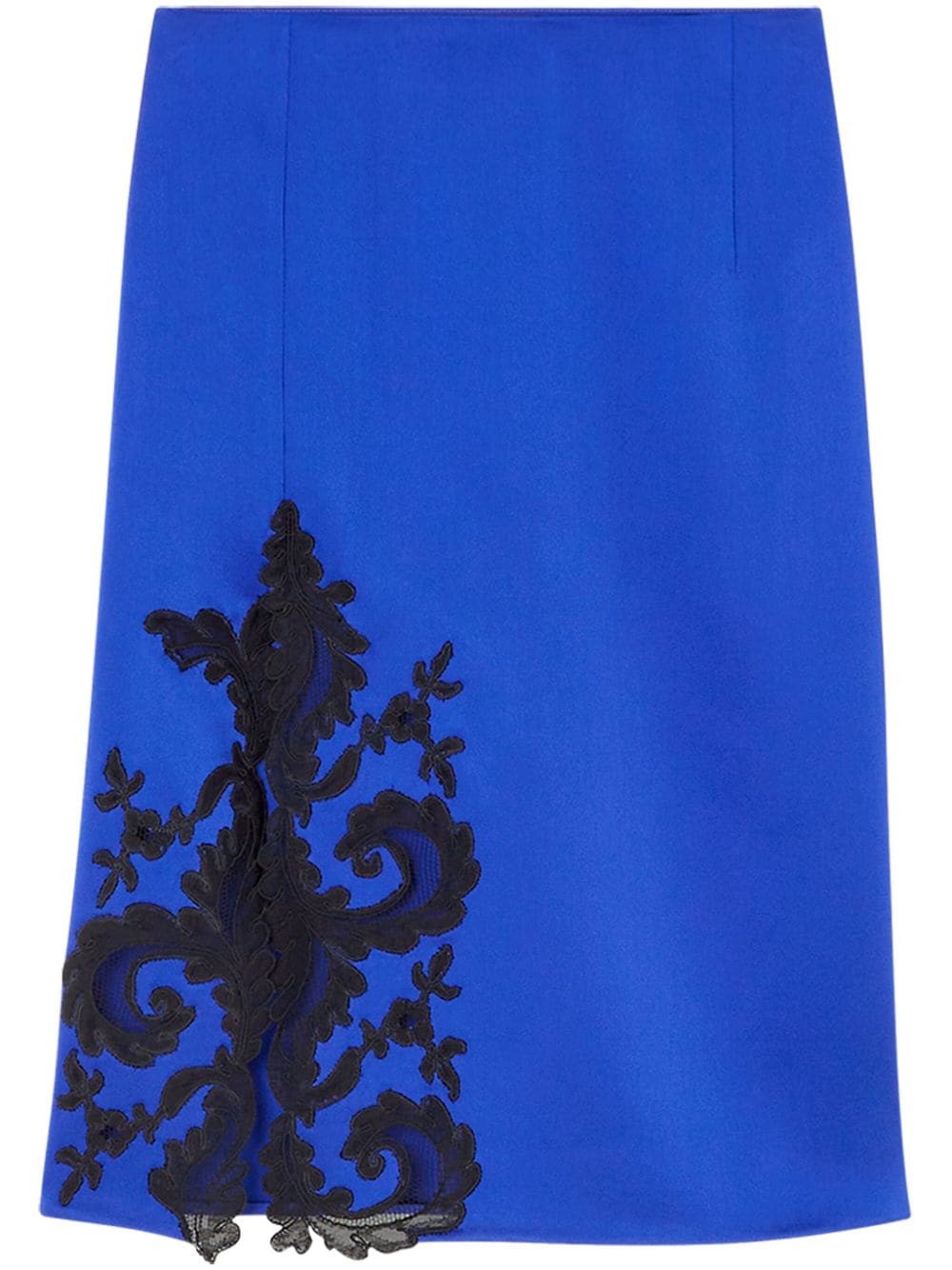 Versace Midikleid aus Barocco-Spitze - Blau von Versace