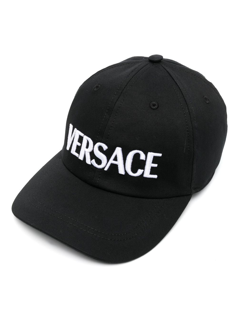 Versace Baseballkappe mit Logo-Stickerei - Schwarz von Versace