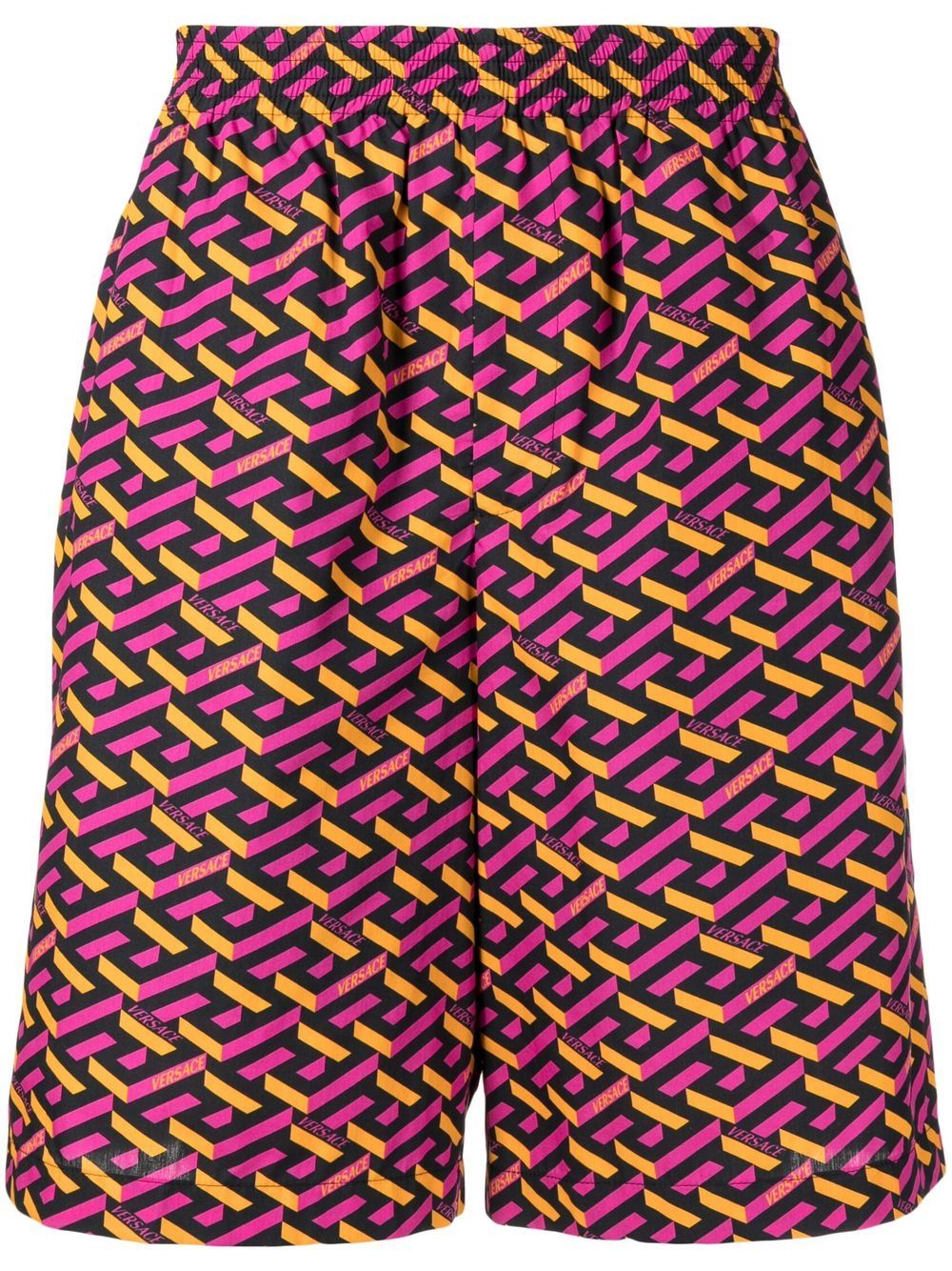 Versace Badeshorts mit geometrischem Print - Rosa von Versace