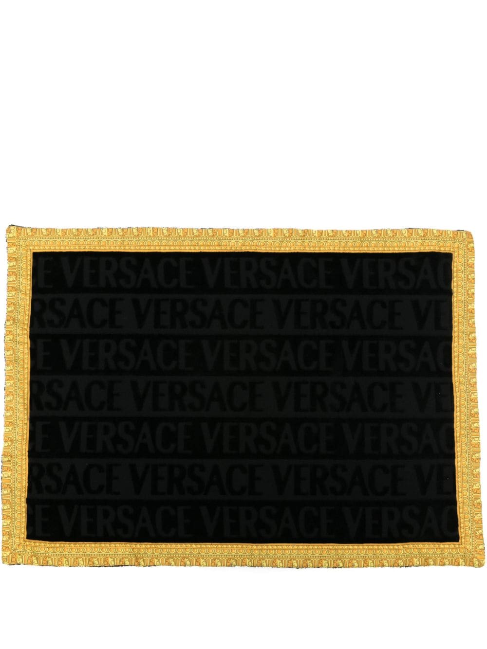 Versace Badematte mit Jacquard-Logo (58cm x 80cm) - Schwarz von Versace