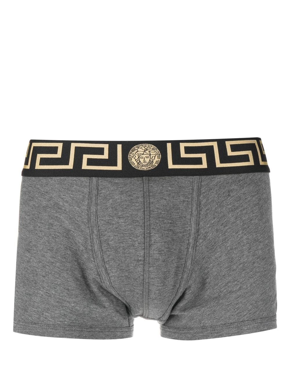 Versace Shorts mit Logo-Bund - Grau von Versace