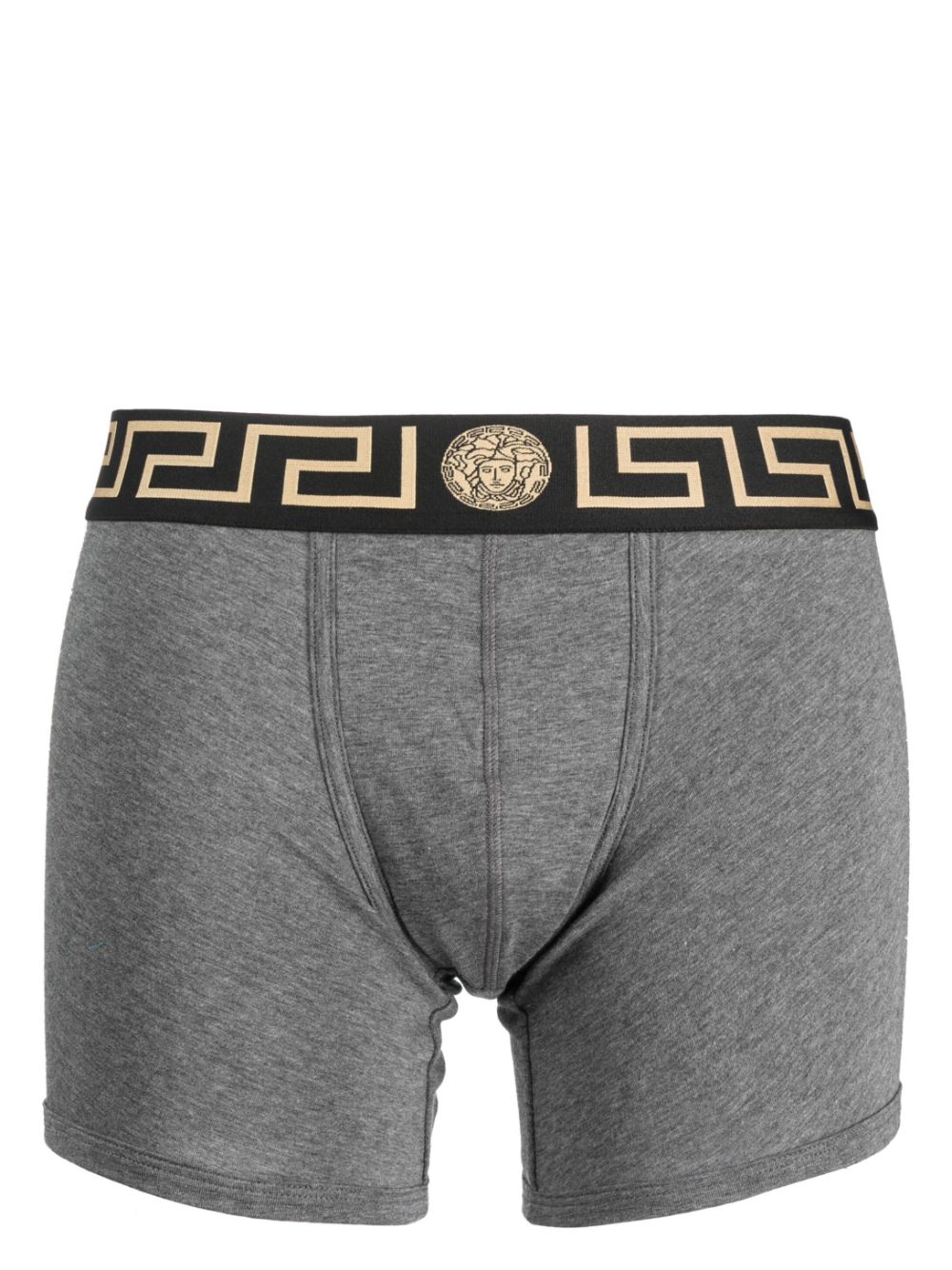 Versace Shorts mit Logo-Bund - Grau von Versace