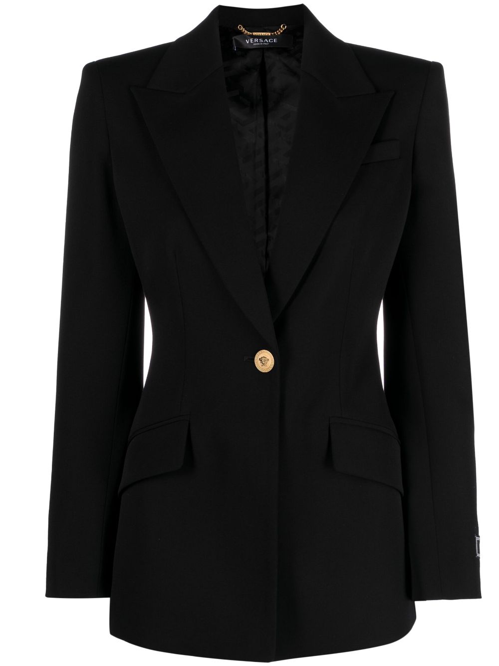 Versace Einreihiger Blazer - Schwarz von Versace