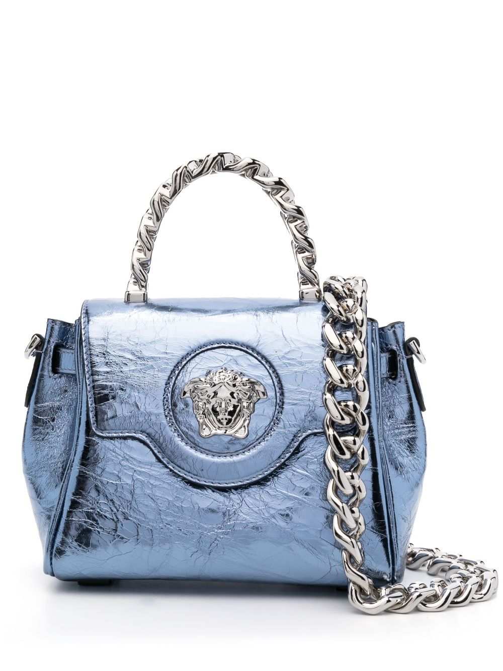 Versace Kleine La Medusa Handtasche - Blau von Versace
