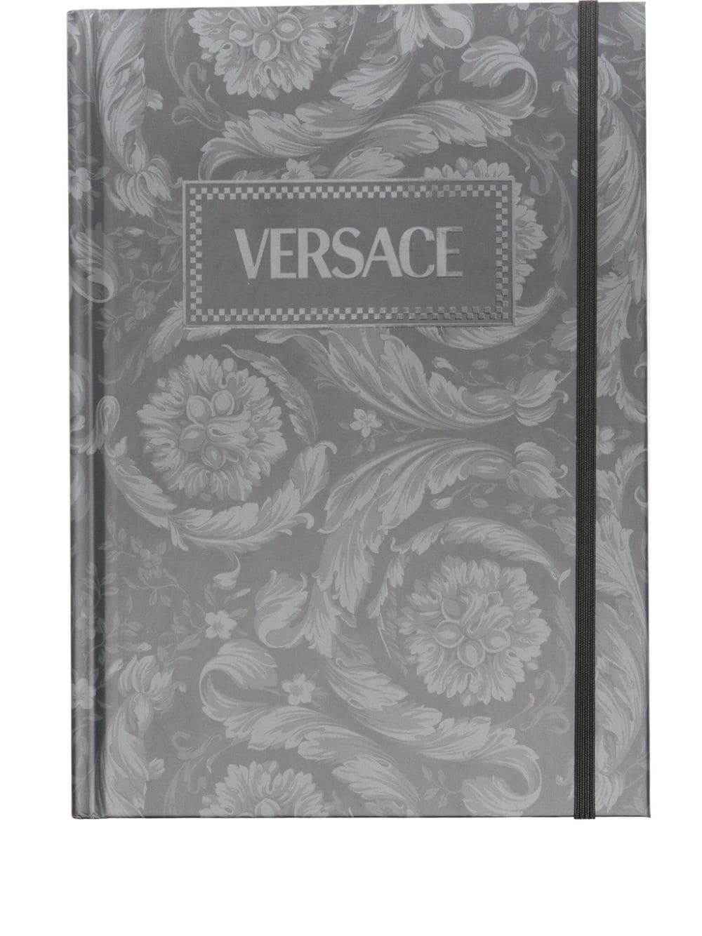 Versace x Paper on the Rocks Notizbuch 21,5cm x 15,5cm - Schwarz von Versace