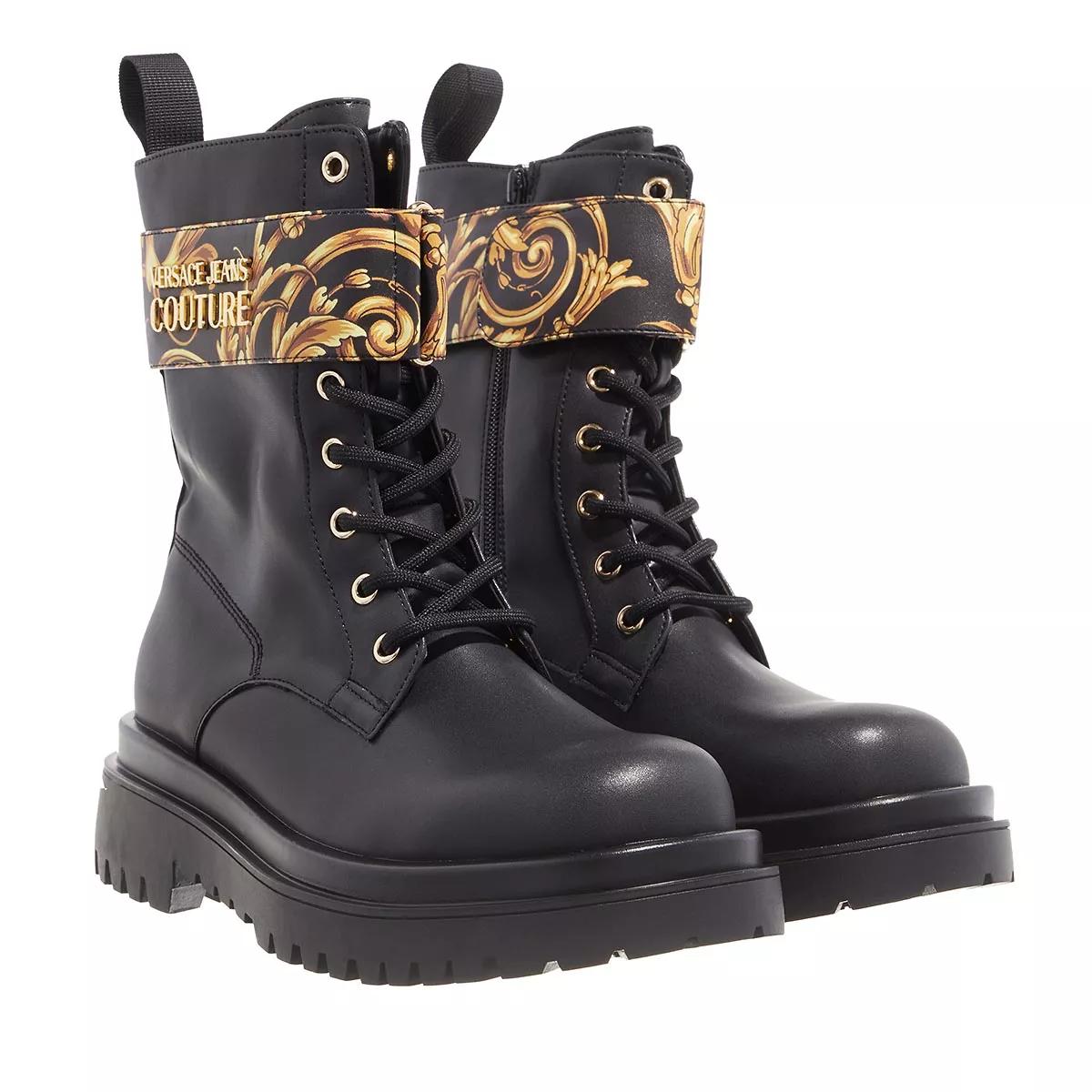 female Stiefeletten schwarz Schnürstiefel 37 von Versace