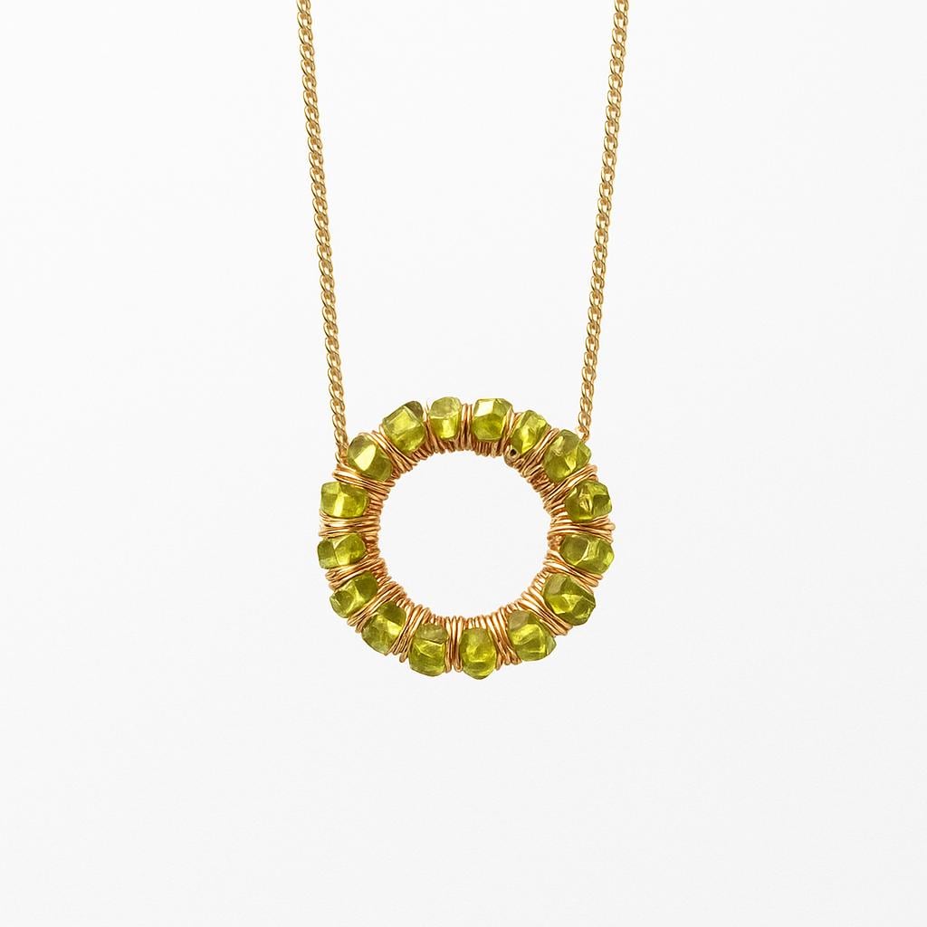 Goldene Gliederkette | Handgemachter Schmuck Mit Strass Zeitlos Elegante Damen Halskette |Boho Strasssteinen von VersteckteWerkstatt