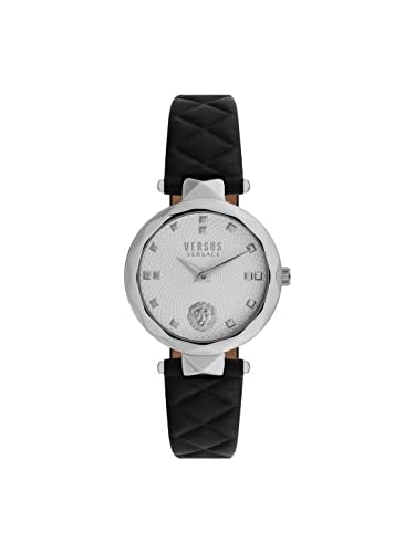 Versace Damen Analog Quarz Uhr mit Leder Armband VSPHK0120 von Versace