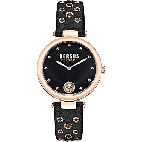 Versus Damen Analog Quarz Uhr mit Leder Armband VSP1G0321 von Versus