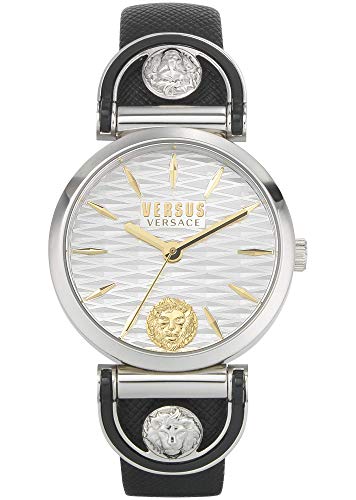 Versus Versace Frau Analog Quarz Uhr mit Leather Armband VSPVP0120 von Versus Versace