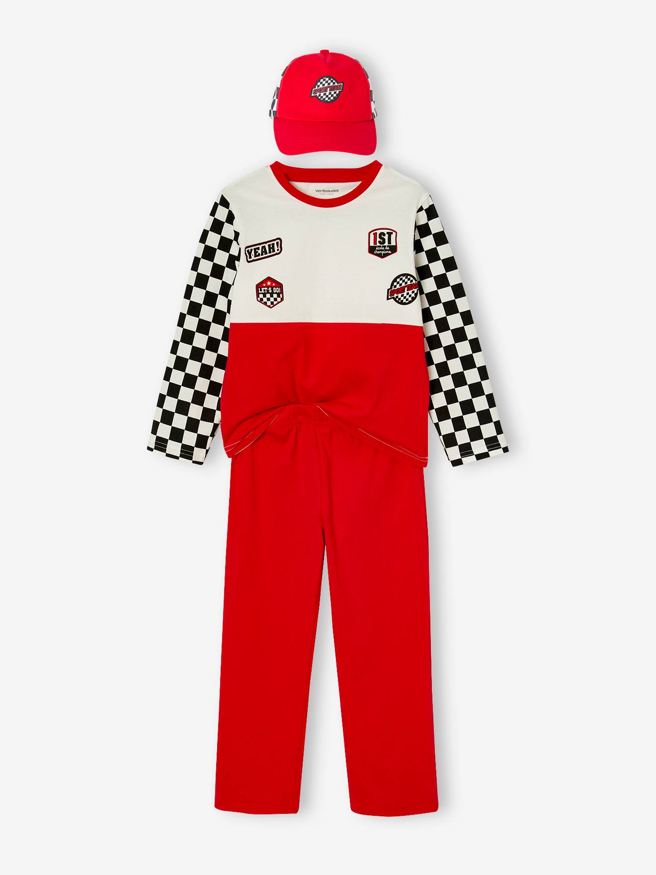 2-in-1 Kinder Schlafanzug mit Cap von Vertbaudet