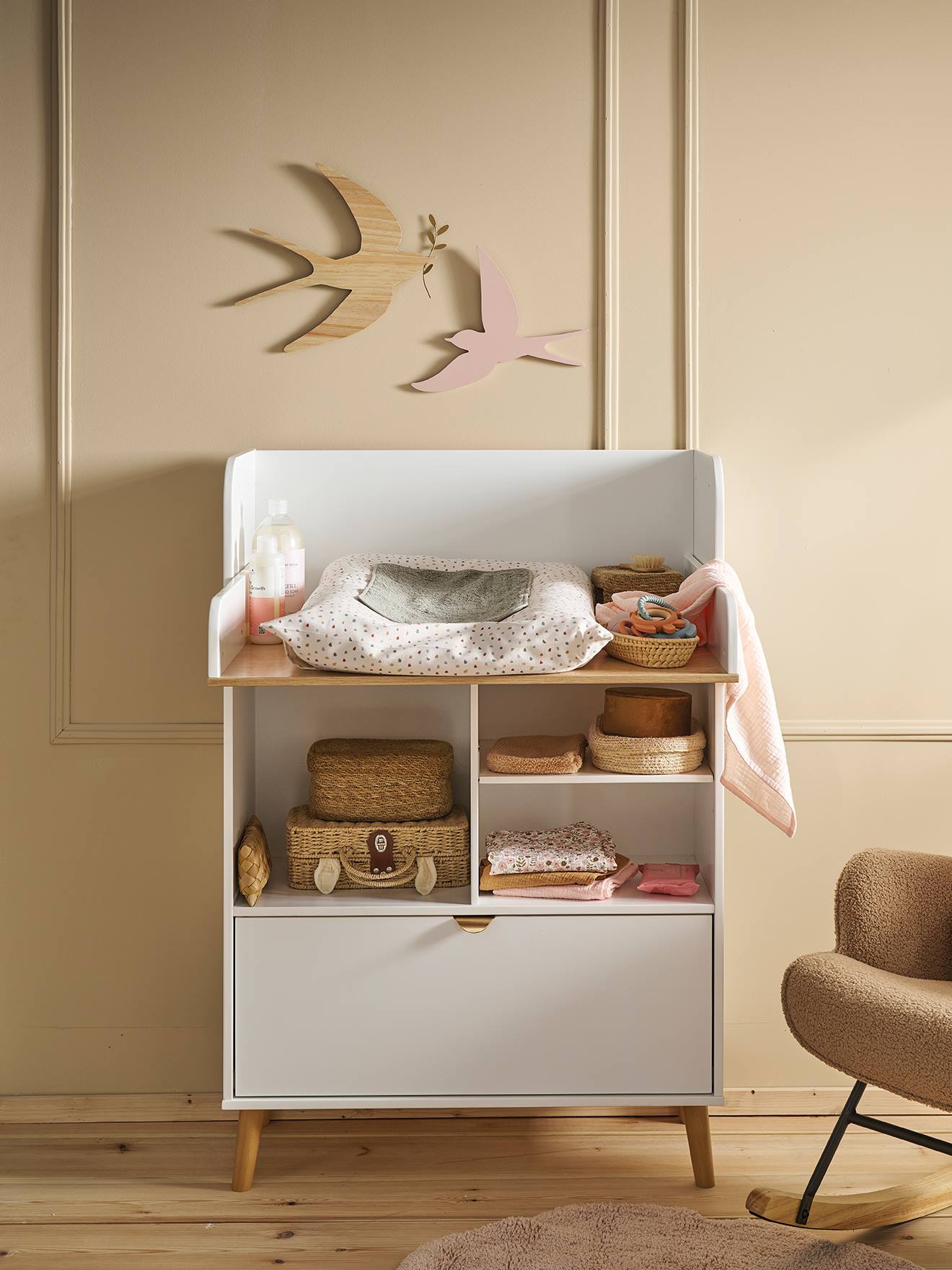 2-in-1 Wickeltisch von Vertbaudet