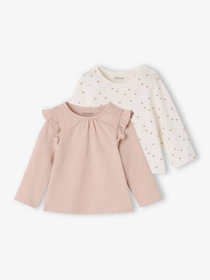 2er-Pack Baby Shirts BASIC von Vertbaudet