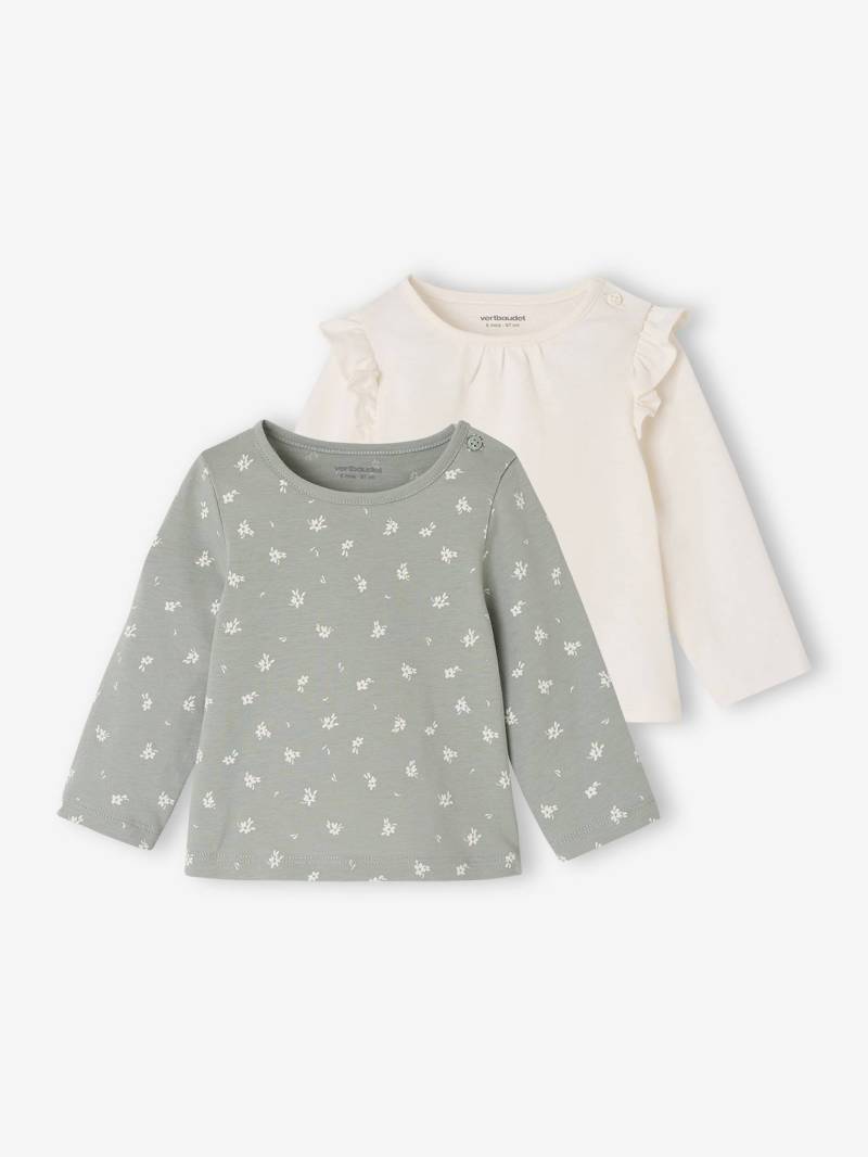 2er-Pack Baby Shirts BASIC von Vertbaudet