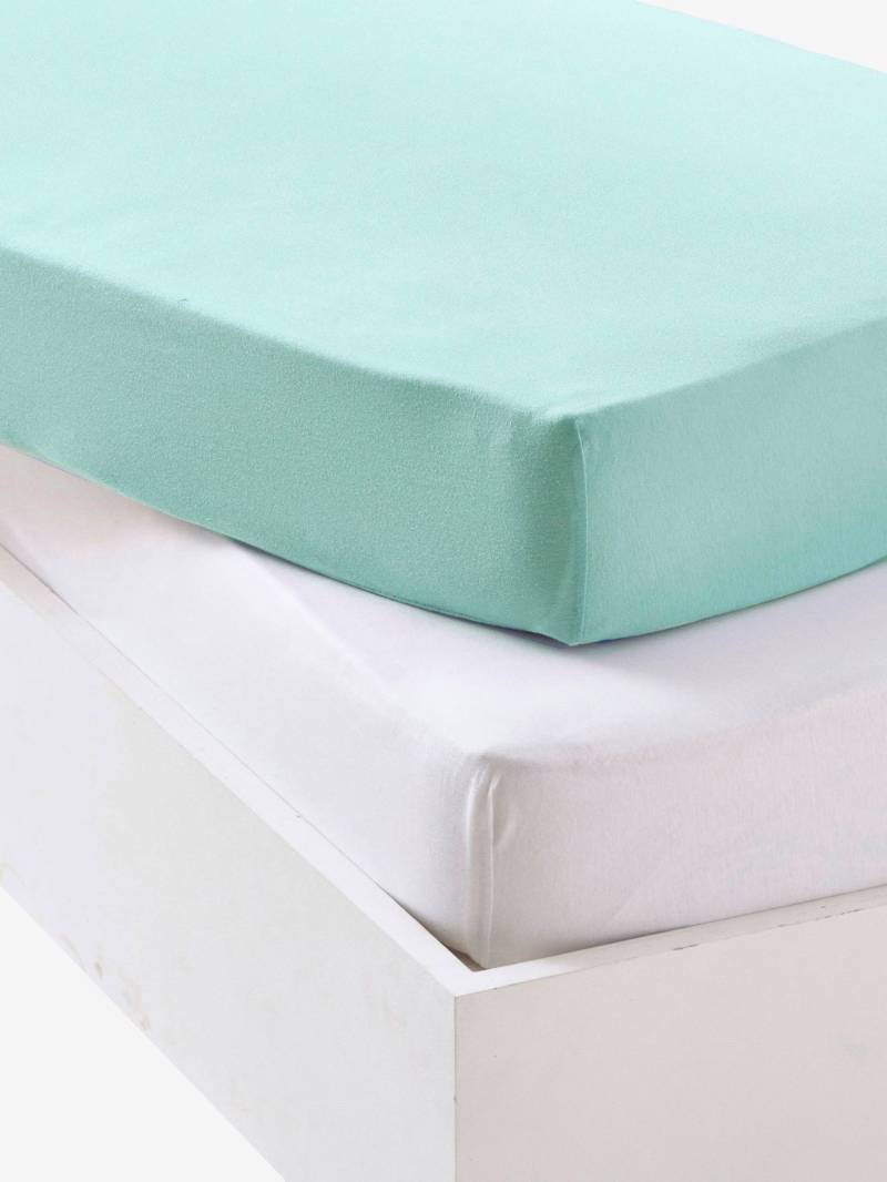 2er-Pack Baby Spannbettlaken 2er-Pack Baby Spannbettlaken von Vertbaudet