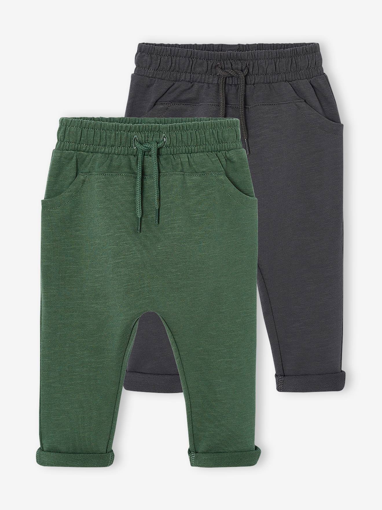2er-Pack Baby Sweathosen mit Dehnbund Basics 2er-Pack Baby Sweathosen mit Dehnbund Basics von Vertbaudet