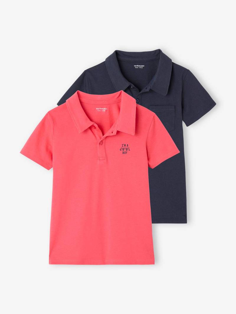 2er-Pack Jungen Poloshirts von Vertbaudet