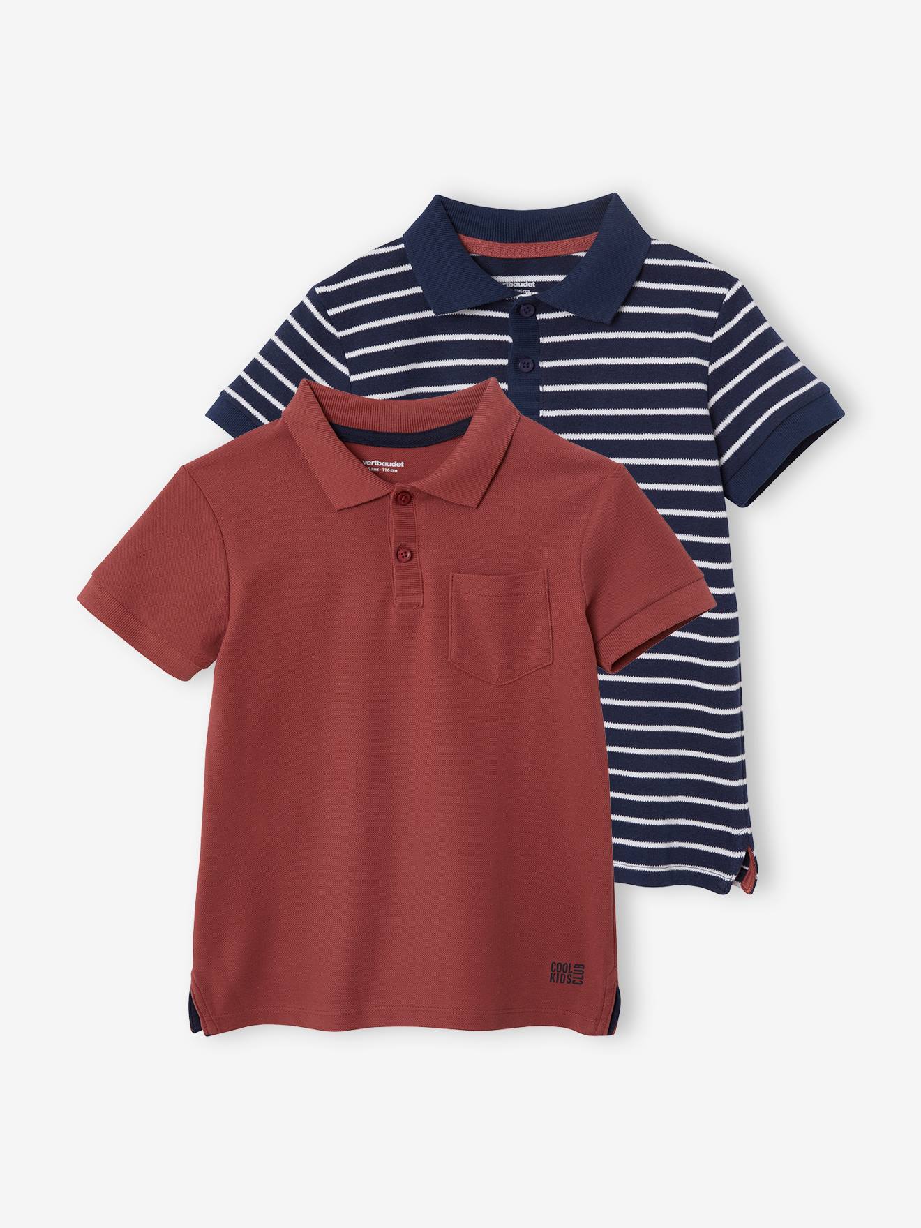 2er-Pack Jungen Poloshirts von Vertbaudet