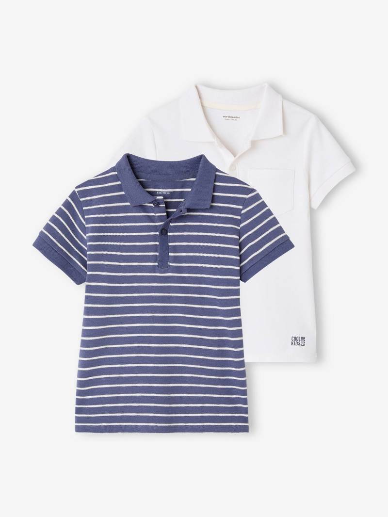 2er-Pack Jungen Poloshirts von Vertbaudet