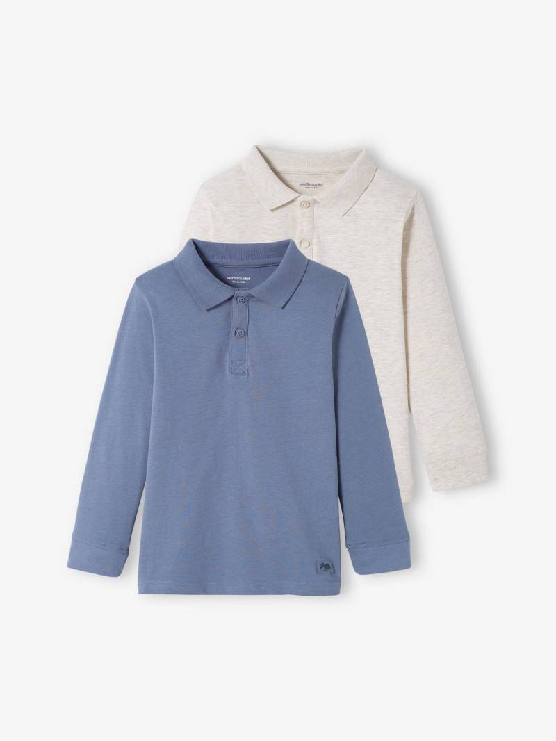 2er-Pack Jungen Rugbyshirts von Vertbaudet