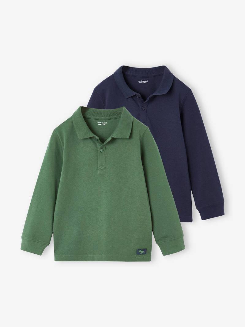 2er-Pack Jungen Rugbyshirts von Vertbaudet