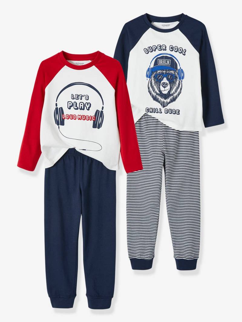2er-Pack Jungen Schlafanzüge von Vertbaudet