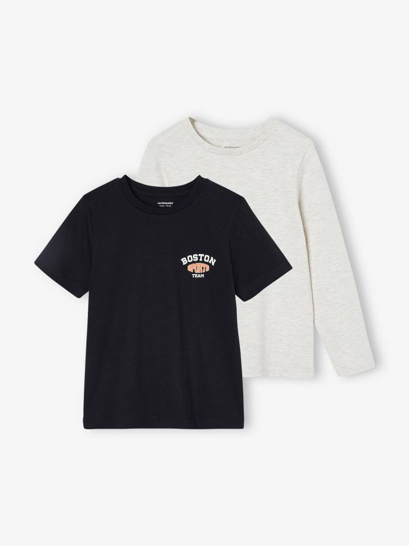 2er-Pack Jungen Sport-T-Shirts BASIC von Vertbaudet