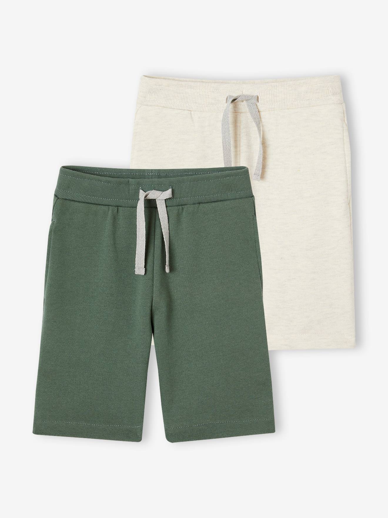 2er-Pack Jungen Sweat-Shorts BASIC von Vertbaudet