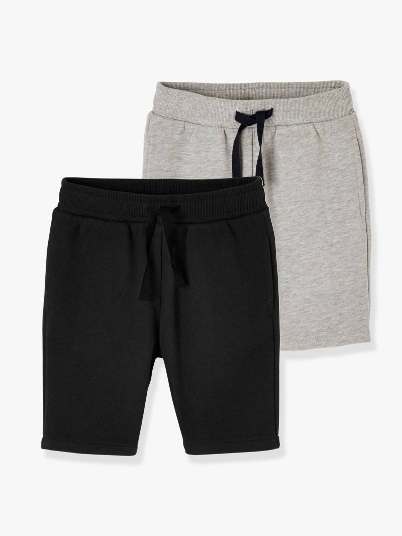 2er-Pack Jungen Sweat-Shorts BASIC von Vertbaudet