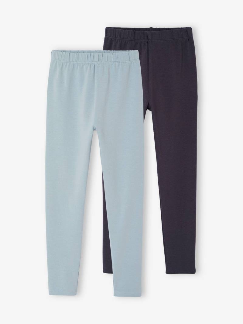 2er-Pack Leggings für Mädchen BASIC von Vertbaudet
