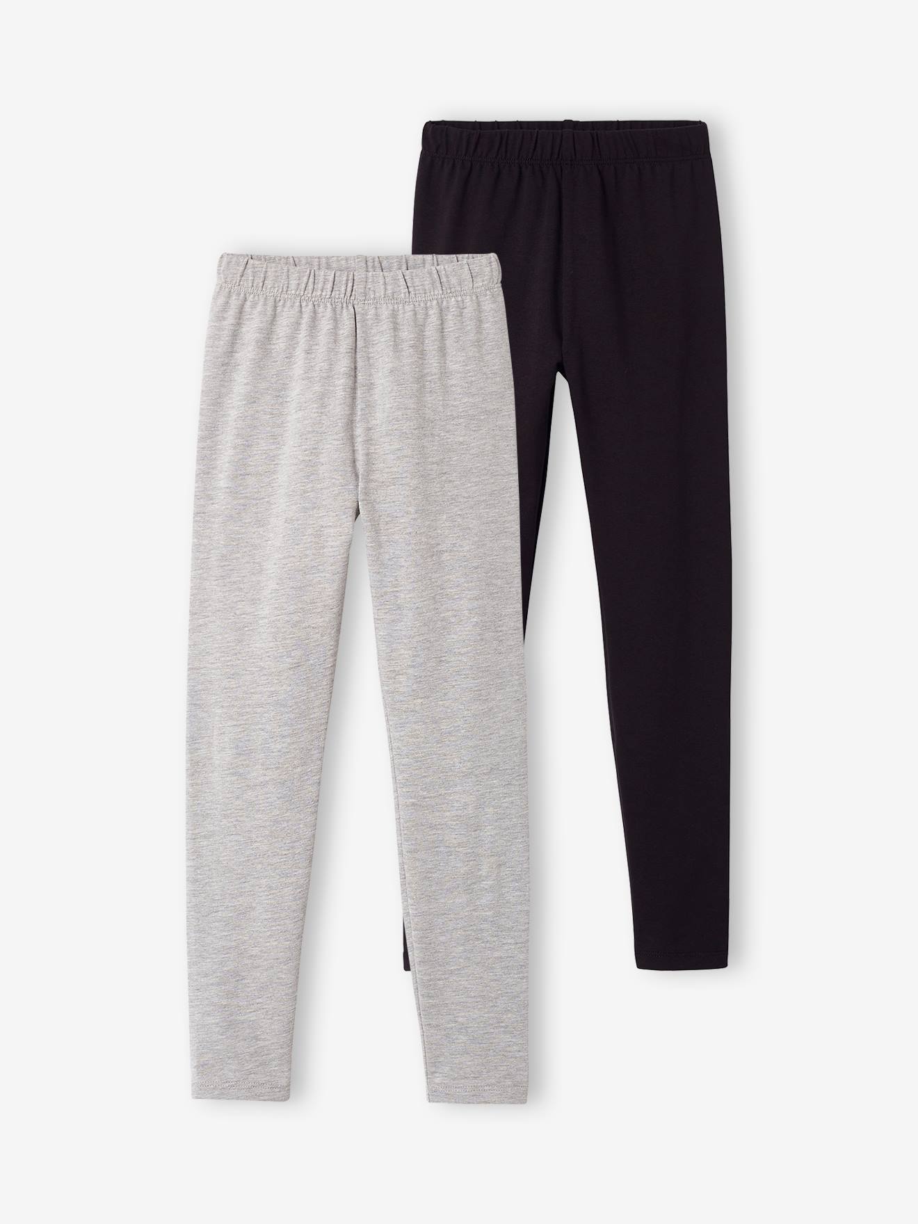 2er-Pack Leggings für Mädchen BASIC von Vertbaudet