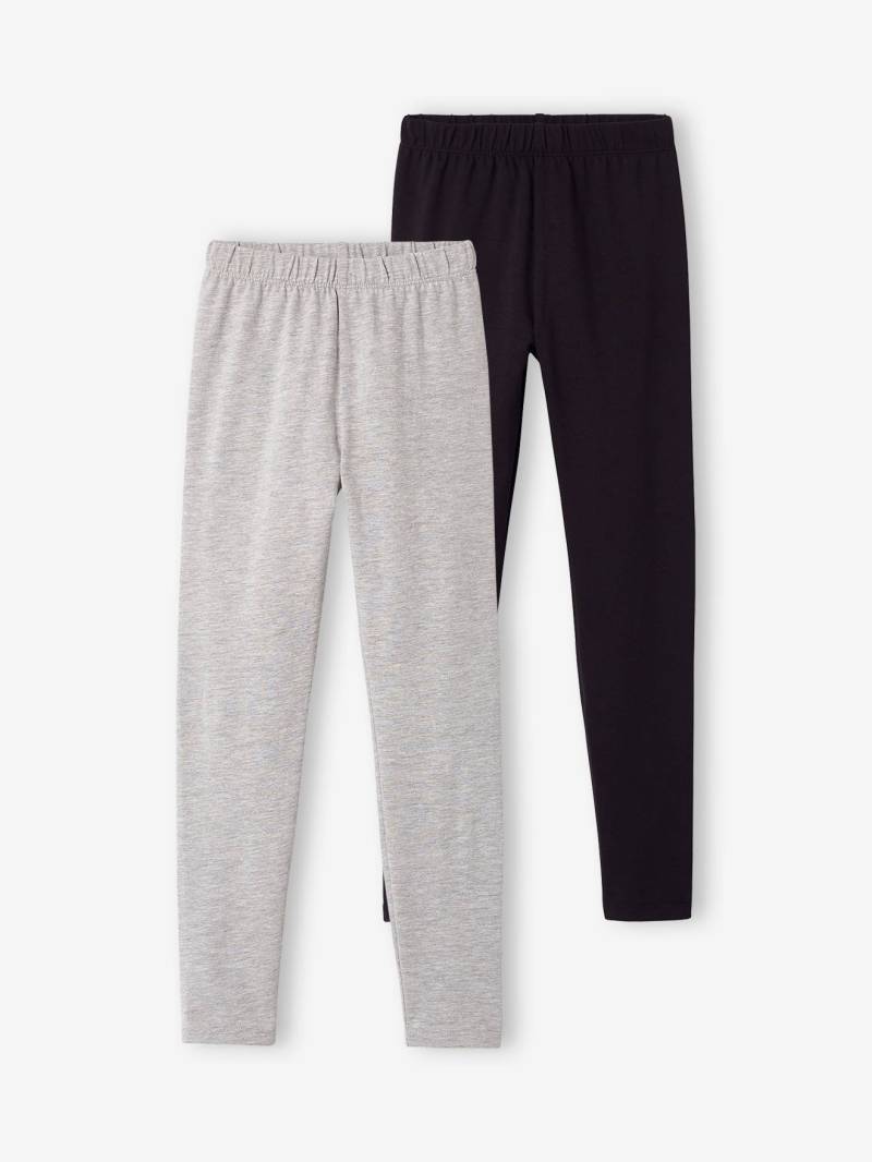 2er-Pack Leggings für Mädchen BASIC von Vertbaudet