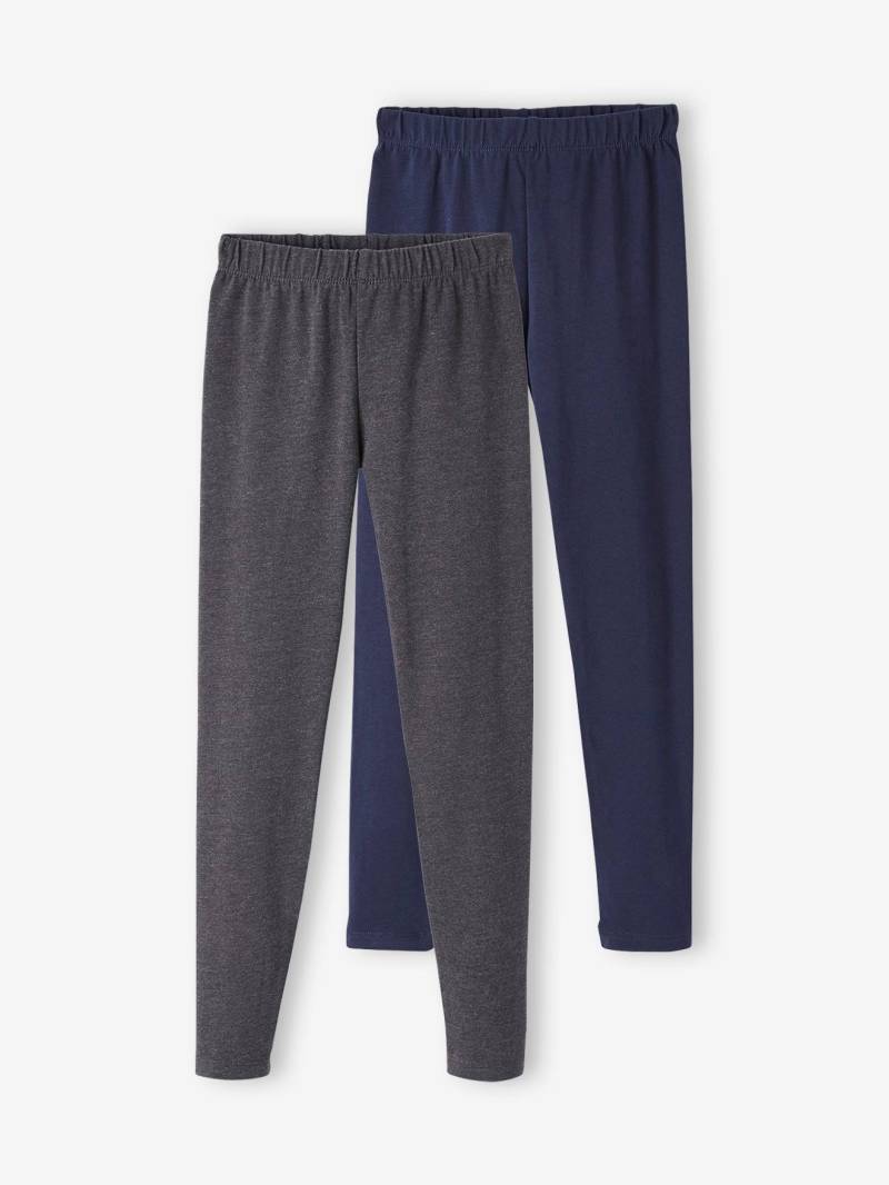 2er-Pack Leggings für Mädchen BASIC von Vertbaudet